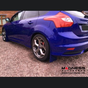 Ford Focus ST Mud Flaps by RallyFlapZ (4) - Spirit Blue (2011 - 2017)